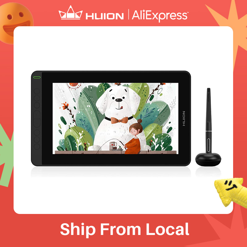 Graphic Tablet Accessories - HUION Kamvas 12 11.6인치 드로잉 모니터