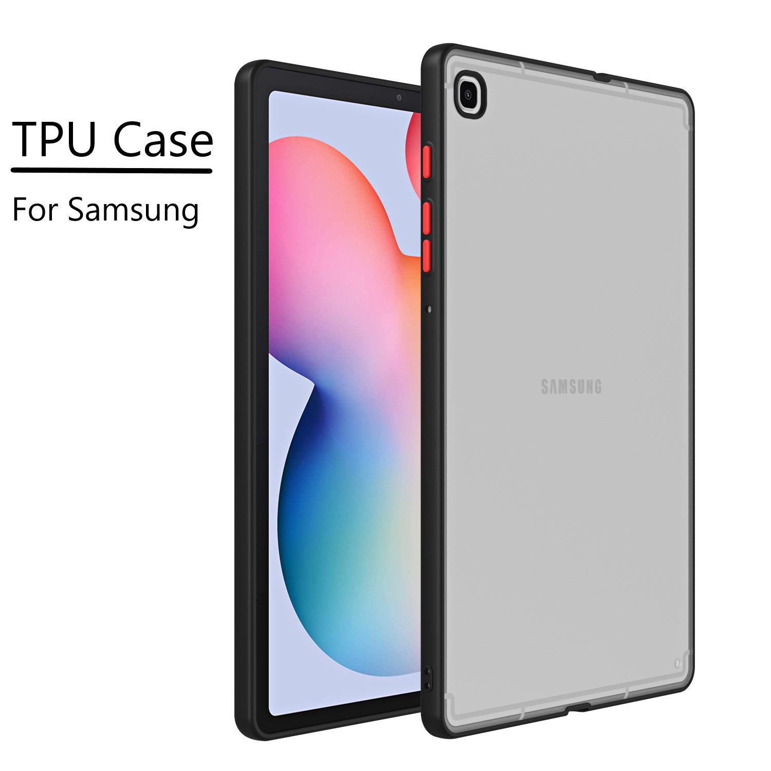 Tablet Accessories Samsung - TPU 소프트 백 케이스 삼성 갤럭시