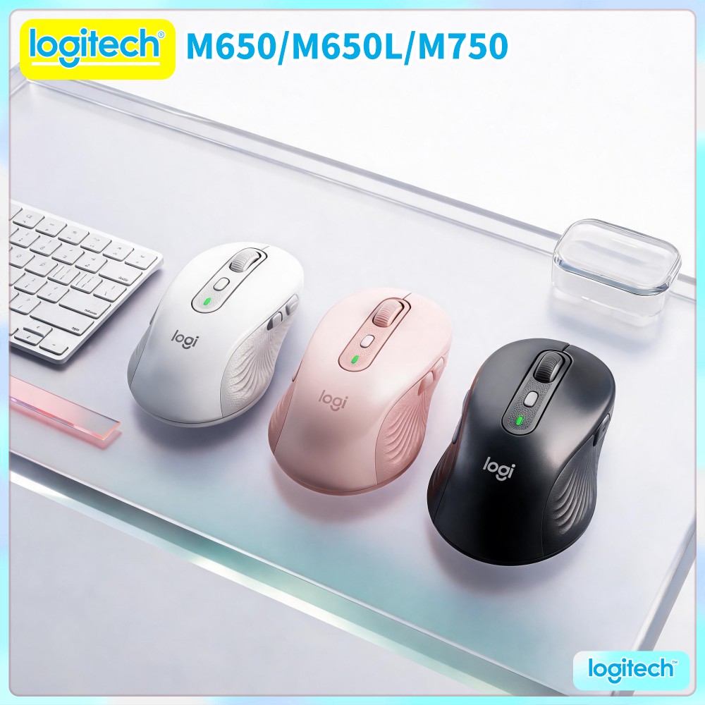 Logitech Tablet Accessories - M750 블루투스 무소음 마우스 조용한 클릭