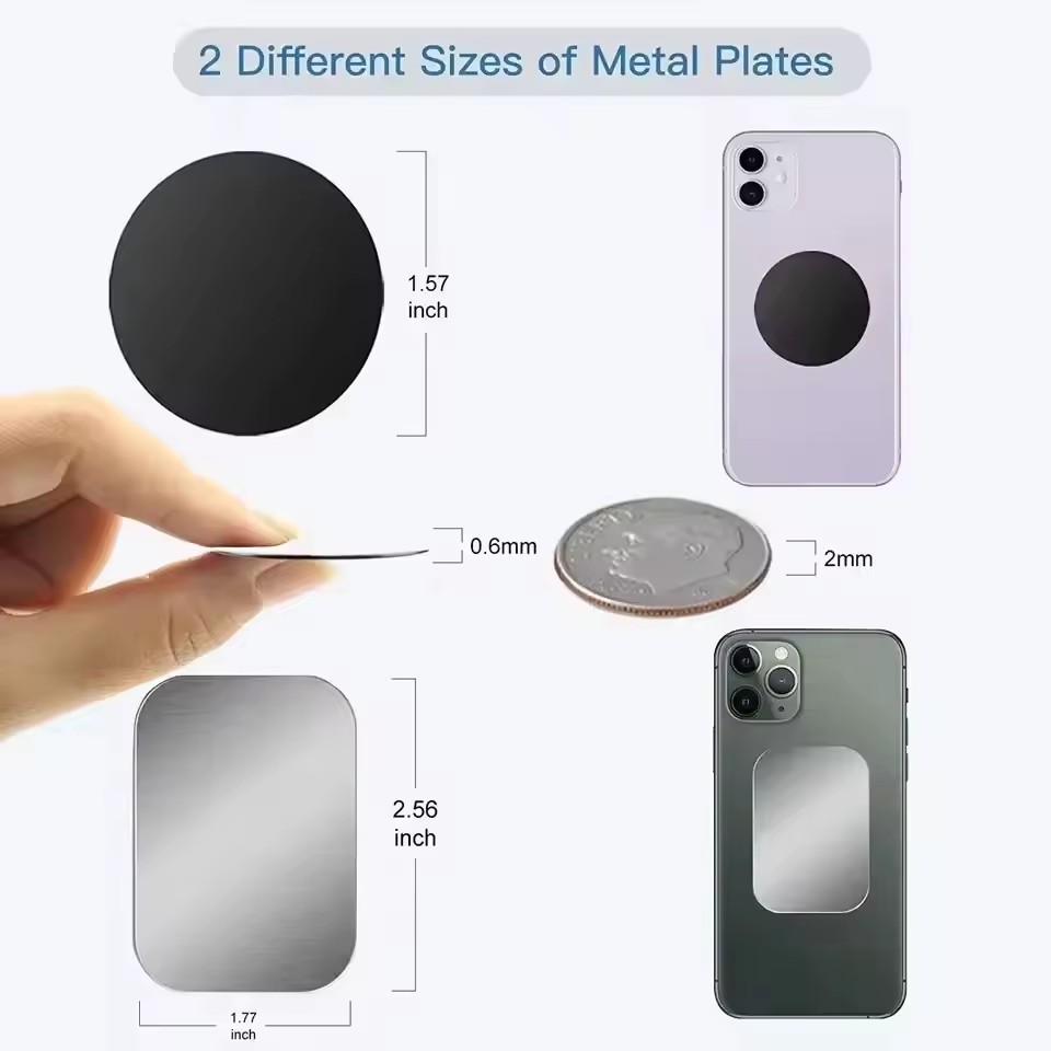 5/10pcs 자기 금속 플레이트 디스크 자동차 전화  - Essential Tablet Accessories 리뷰 및 가격