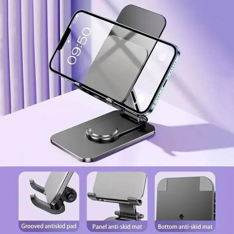 유니버설 메탈 360 °   회전식 휴대폰 태블릿 스탠 - Essential Tablet Accessories 리뷰 및 가격