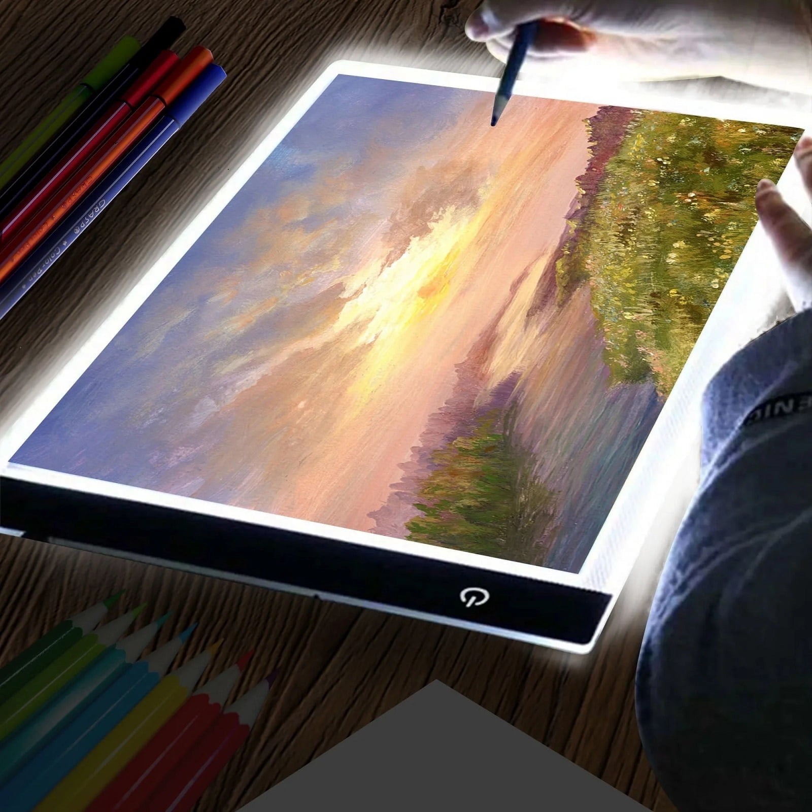 A3/A4/A5 3단계 밝기 조절 가능한 LED 라이트 - Graphic Tablet Accessories 리뷰 및 가격