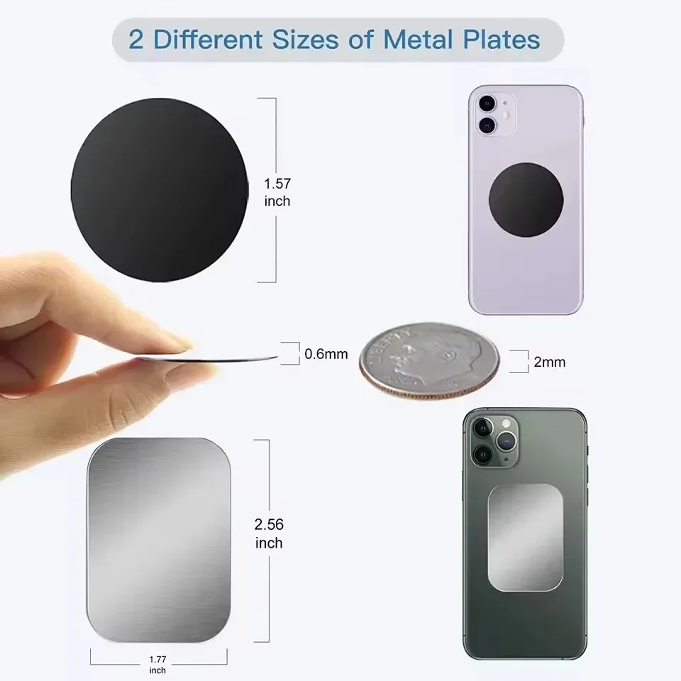 5/10pcs 자기 금속 플레이트 디스크 자동차 전화  - Essential Tablet Accessories 리뷰 및 가격