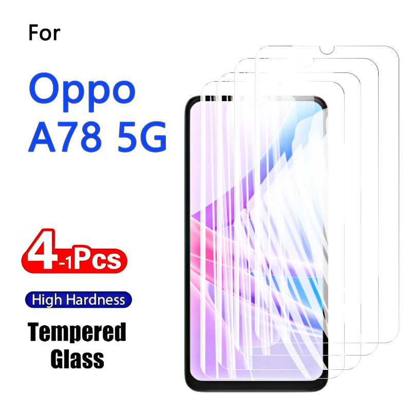 Oppo A78 5G 강화 유리 크리스탈 9H HD 높 - Oppo Tablet Accessories 리뷰 및 가격