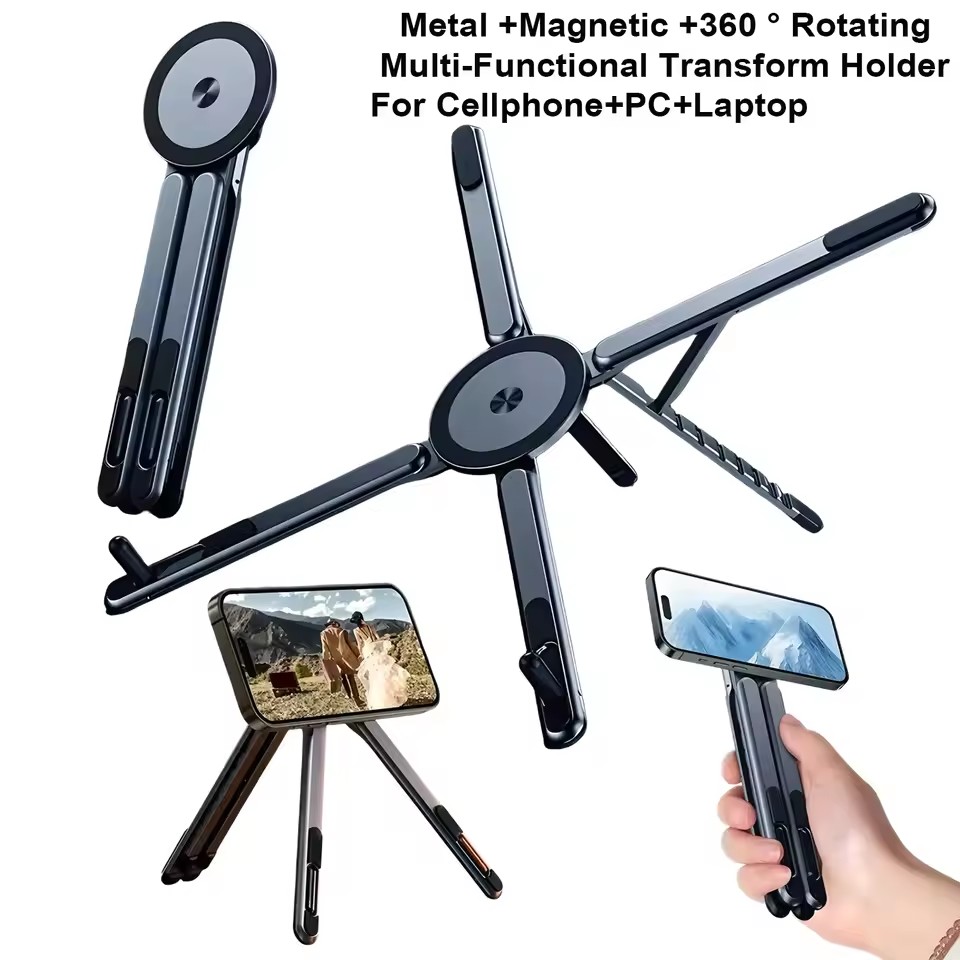 휴대용 자석식 폰 홀더 & 셀카봉 3-in-1 접이식  - Essential Tablet Accessories 리뷰 및 가격