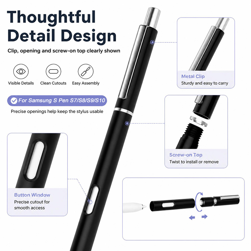 새로운 펜슬 케이스 S펜 삼성 갤럭시 탭 S10 FE/ - Tablet Accessories Samsung 리뷰 및 가격