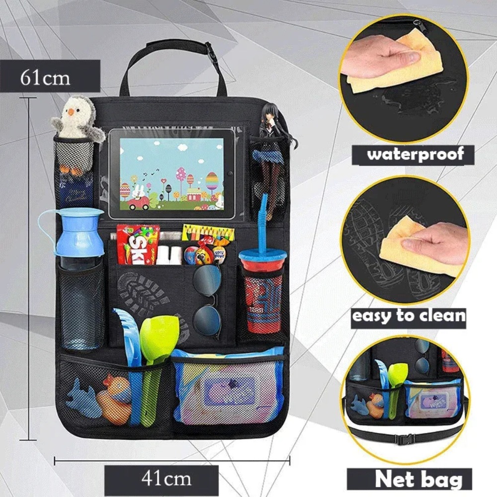 자동차 좌석 뒤 주최자 어린이를위한 터치 스크린 태블릿 - Tablet Accessories Bag 리뷰 및 가격