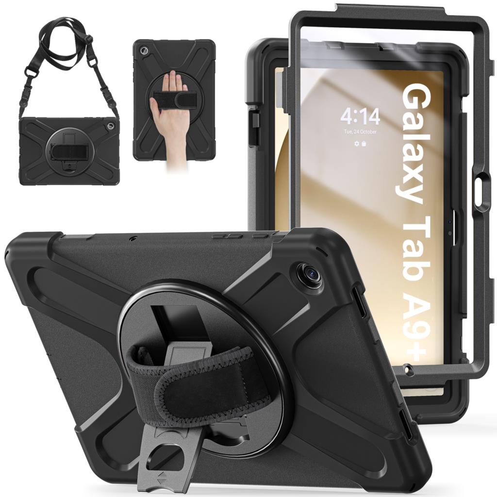 삼성 갤럭시 탭 360 회전 케이스, 핸드 숄더 스트랩 - Tablet A9 Accessories 리뷰 및 가격